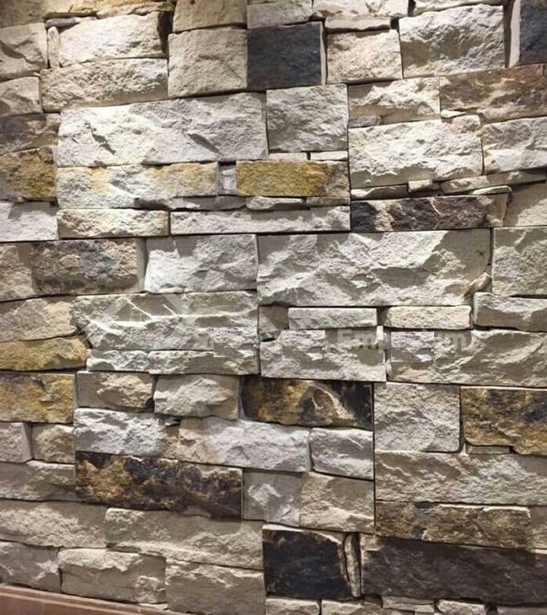 Multi color sandstone wall cladding tile