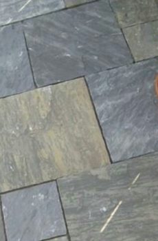 Grey Stone Paver Flooring