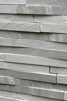 Grey Color Wave pattern stone cladding