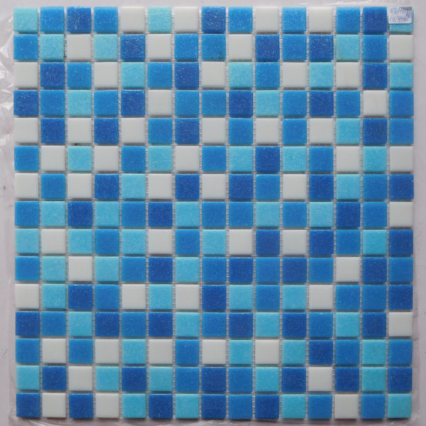 blue glass mosaic tiles in delhi