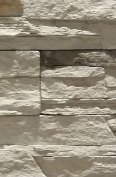 Beige stonecrete wall cladding